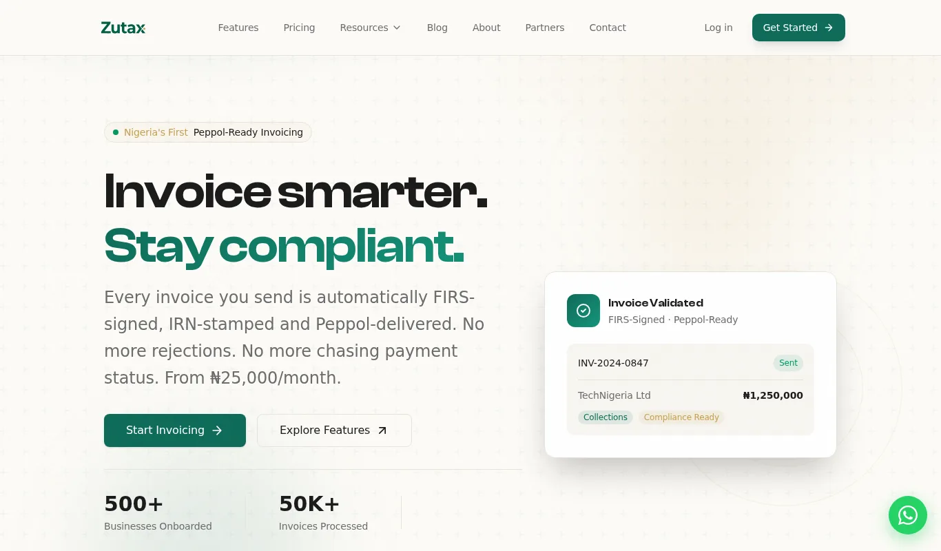 Zutax website